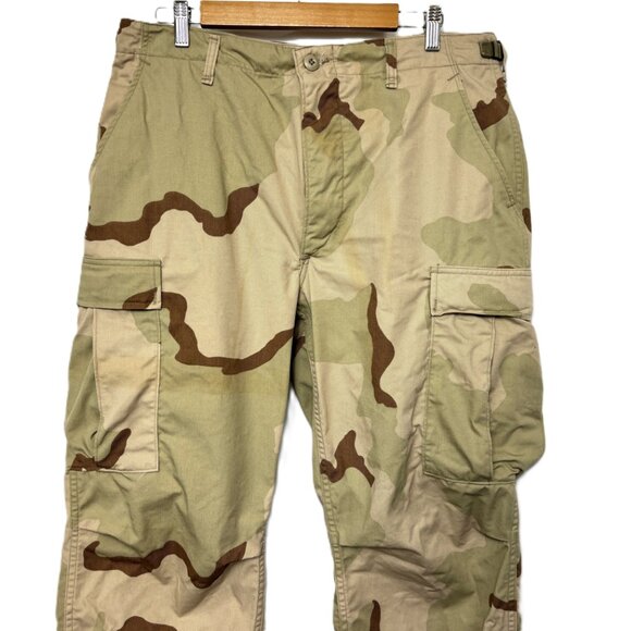 90's Authentic Desert Camo Combat Pants/Trousers - Picture 3 of 13